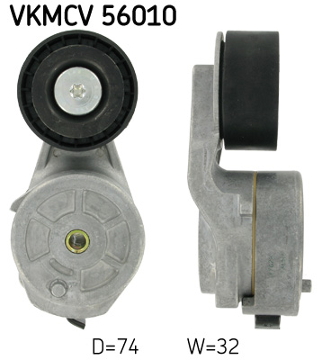 SKF VKMCV 56010 Rullo tenditore, Cinghia Poly-V-Rullo tenditore, Cinghia Poly-V-Ricambi Euro